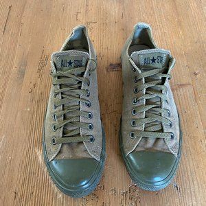 Army Green Converse Low Top Chuck Taylor